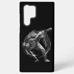 Coque Samsung Galaxy Art de mouvement monochrome de style urbain Breakd