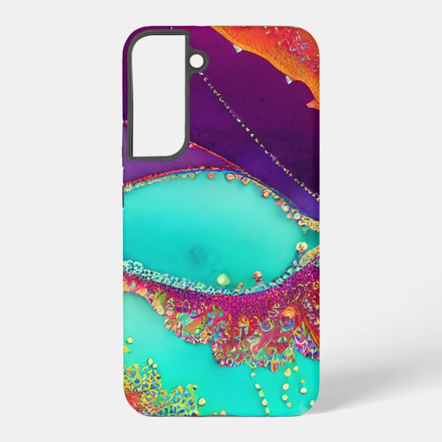 Coque Samsung Galaxy Art de plage assez abstrait (Verso)
