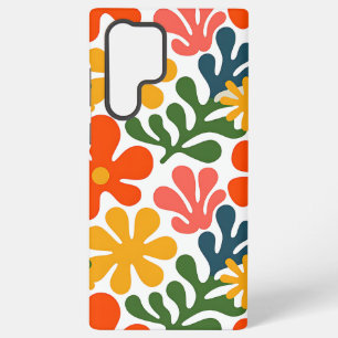 Coque Samsung Galaxy Art floral abstrait coloré Matisse rétro