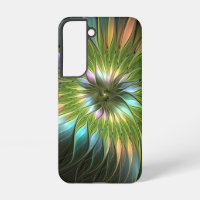 Art Fractal Fleur Imaginaire Coloré Lumineux