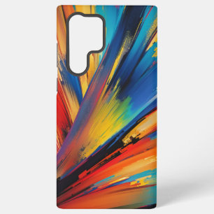 Coque Samsung Galaxy Art moderne à brosse dynamique