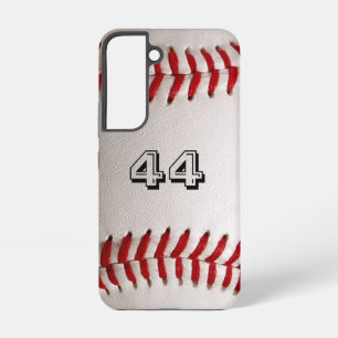 Coque Samsung Galaxy Art personnalisé de numéro de baseball – Photo de