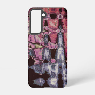 Coque Samsung Galaxy Assez mignonne pourpre Cendres Gris et Noir Aquare