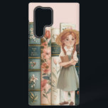 Coque Samsung Galaxy Auteur de livres | Anne des pignons verts | Livres<br><div class="desc">Cette mignonne mallette téléphonique est ornée de livres décoratifs à fleurs. Les épines sur les livres ont tous les livres de la série Anne of Green Gables de LM Montgomery.</div>