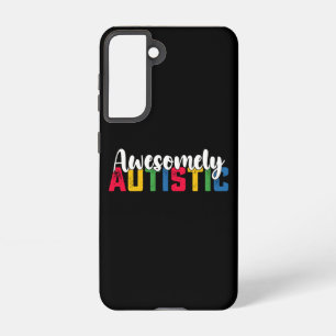 Coque Samsung Galaxy Autisme autistique Awesomely Famille de filles Biy