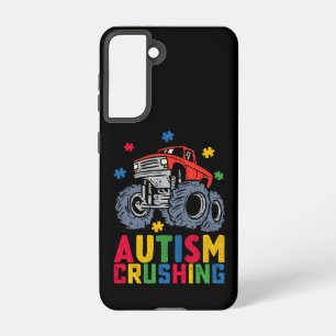 Coque Samsung Galaxy Autisme écrasant Monster Truck Sensibilisation Gar