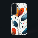 Coque Samsung Galaxy Automne<br><div class="desc">Feuilles et fleurs tombent comme des chuchotements dans un tourbillon d'automne onirique.</div>