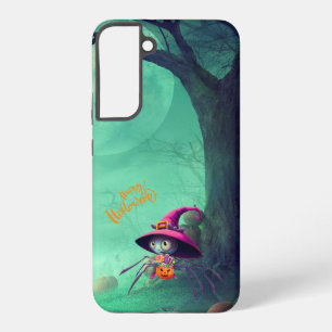 Coque Samsung Galaxy Automne/araignée/sorcière/halloween