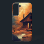 Coque Samsung Galaxy Automne/Automne/Halloween/Peinture rustique<br><div class="desc">tomber avec une pointe d'halloween</div>