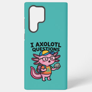 Coque Samsung Galaxy Axolotl nerd sarcastique je pose des questions sur