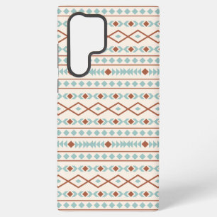 Coque Samsung Galaxy Aztec Formes Motif rouille crème Turquoise