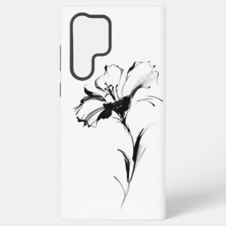 Coque Samsung Galaxy B&W Flower