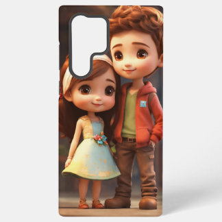 Coque Samsung Galaxy babys Romance Mobile Back Coques