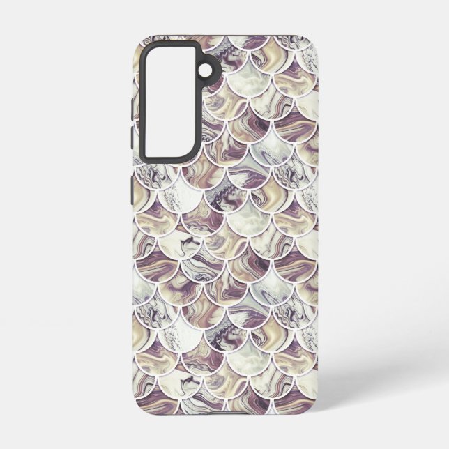 Coque Samsung Galaxy balance vintage brune (Verso)