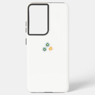 Coque Samsung Galaxy Banane jaune, bleu foncé vert, décoratif