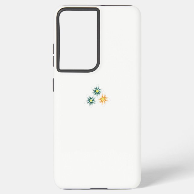 Coque Samsung Galaxy Banane jaune, bleu foncé vert, décoratif (Verso)