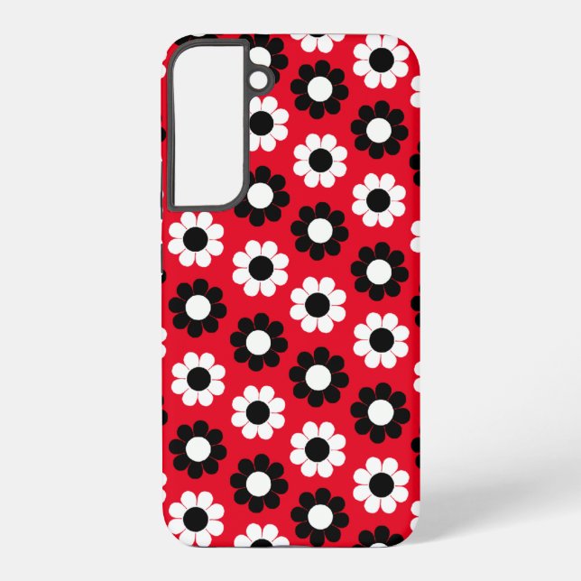 Coque Samsung Galaxy Bande d'alimentation des fleurs (Verso)