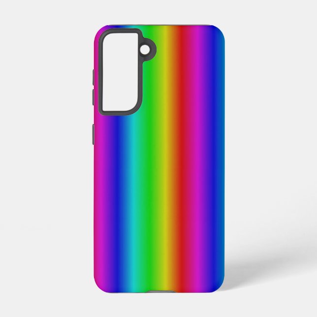 Coque Samsung Galaxy Bandes arc-en-ciel - Motif (Verso)