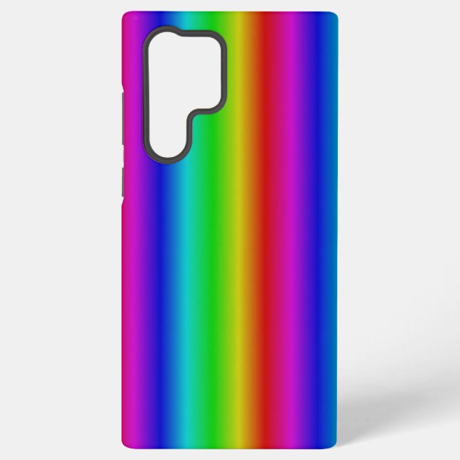 Coque Samsung Galaxy Bandes arc-en-ciel - Motif (Verso)