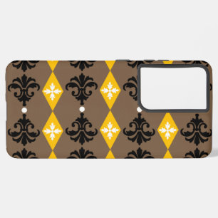 Coque Samsung Galaxy Bandes Damas Diamond Décor