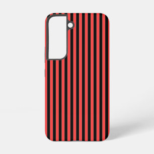 Coque Samsung Galaxy Bandes noires rouges