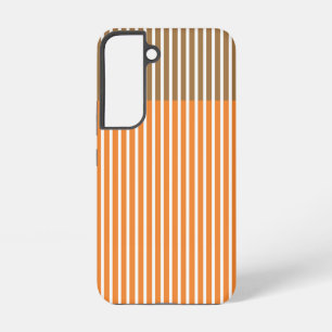 Coque Samsung Galaxy Bandes orange Brown