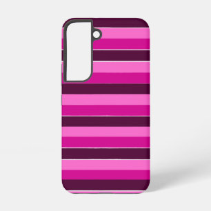 Coque Samsung Galaxy Bandes violettes et roses