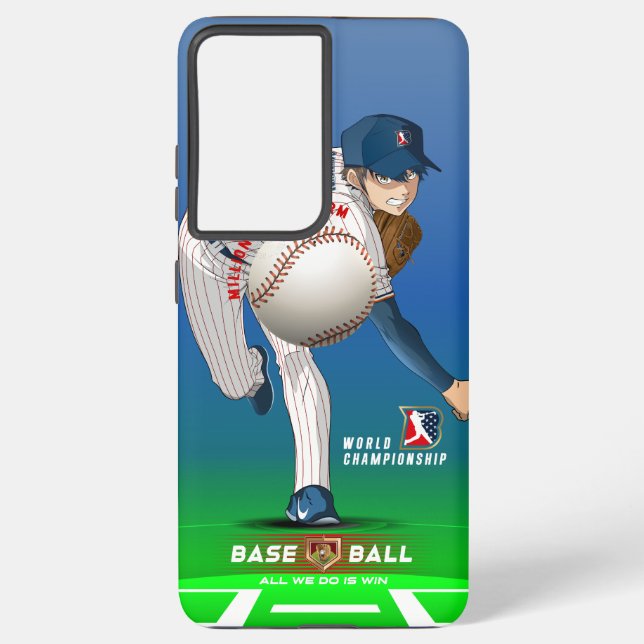 Coque Samsung Galaxy Baseball Hero avec Million Dollar Arm | (Verso)