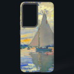 Coque Samsung Galaxy Bateau Monet au Petit-Gennevilliers<br><div class="desc">Coque Samsung Galaxy avec peinture à l’huile de Claude Monet Voilier au Petit-Gennevilliers (1874). Un voilier serein navigue dans les eaux de Paris,  France. Parfait pour les amateurs d'impressionnisme et de collectionneurs d'art français !</div>