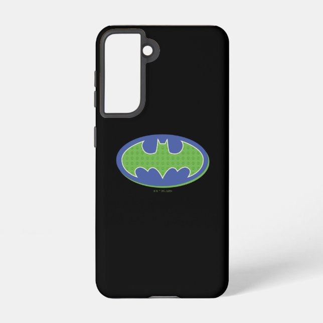 Coque Samsung Galaxy Batman | Symbole pourpre et vert (Verso)