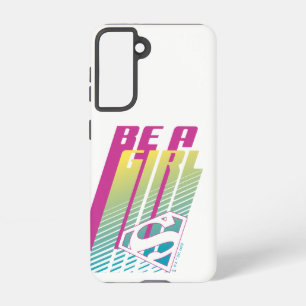 Coque Samsung Galaxy "Be A Girl" Supergirl Graphic