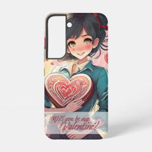 Coque Samsung Galaxy Be My Valentine in Manga Style 31470