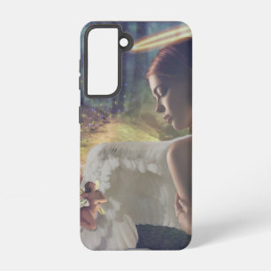Coque Samsung Galaxy Beau ange avec Imaginaire Fairy Art