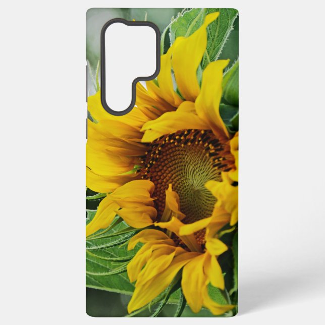 Coque Samsung Galaxy Beau portrait de tournesol (Verso)