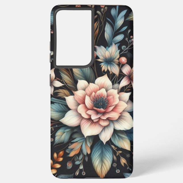 Coque Samsung Galaxy Beauté Botanique (Verso)