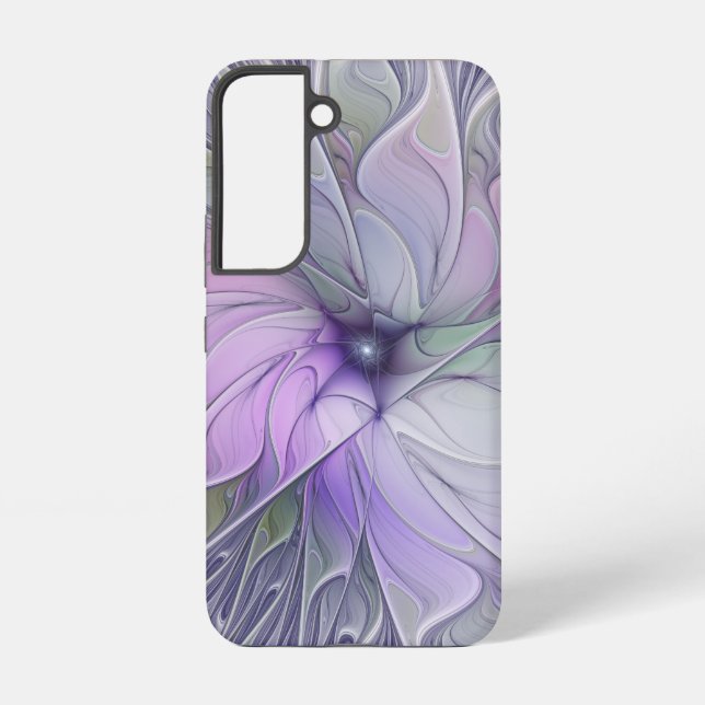 Coque Samsung Galaxy Beauté étonnante Fleur d'art Abstrait fractal mode (Verso)
