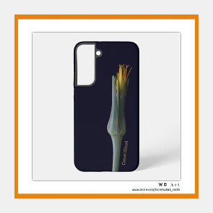 Coque Samsung Galaxy Beauté florale cachée personnalisée, Fleur sur fon