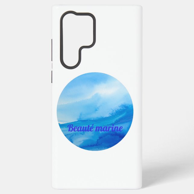 Coque Samsung Galaxy Beauté marine vague (Verso)