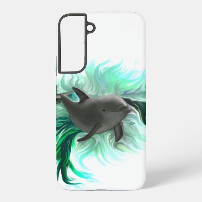 Coque Samsung Galaxy Bébé dauphin (Verso)