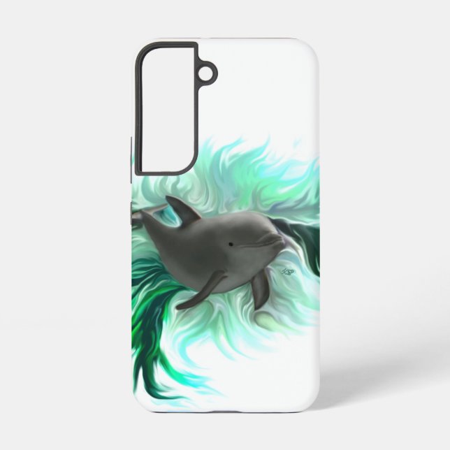Coque Samsung Galaxy Bébé dauphin (Verso)