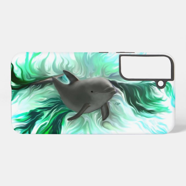 Coque Samsung Galaxy Bébé dauphin (Verso Horizontal)
