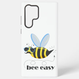 Coque Samsung Galaxy Bee caractère avec mustache lunettes de soleil Bee