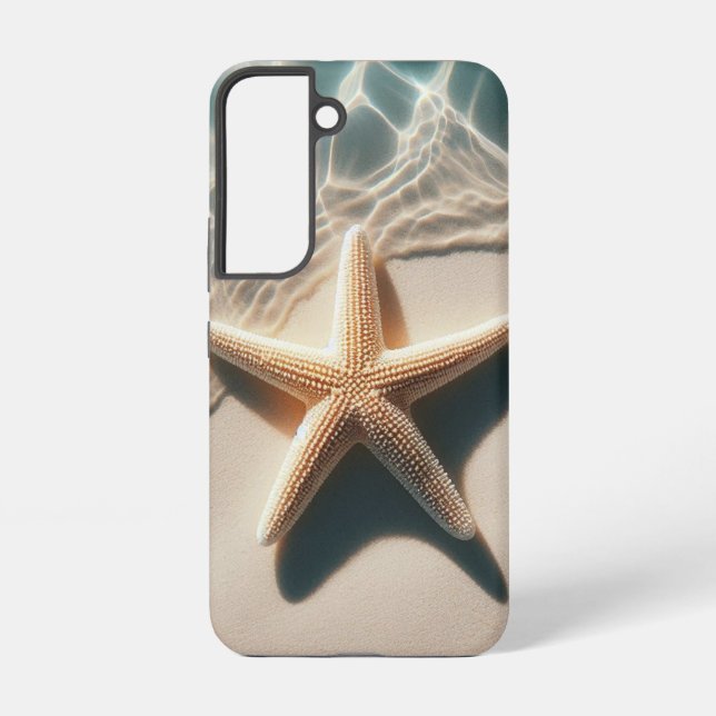 Coque Samsung Galaxy Beige Starfish Shell Tropical Beach Océan (Verso)