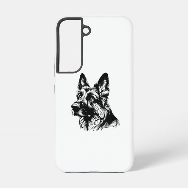 Coque Samsung Galaxy Berger allemand - Amoureux de les chiens (Verso)