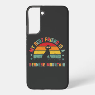 Coque Samsung Galaxy Bernese Mountain dog est Mon meilleur ami, Berner