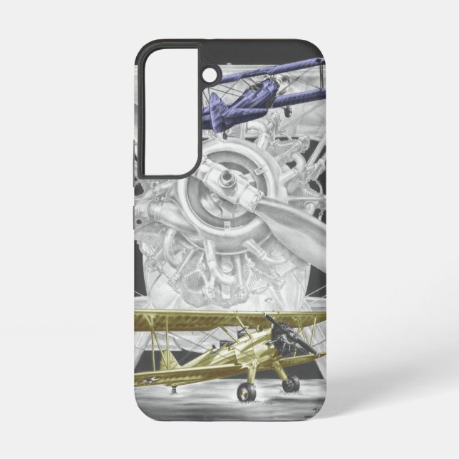 Coque Samsung Galaxy Biplan Stearman (Verso)