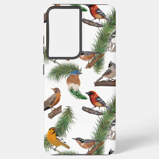 Coque Samsung Galaxy Birds of New England phone case - Samsung (Verso)