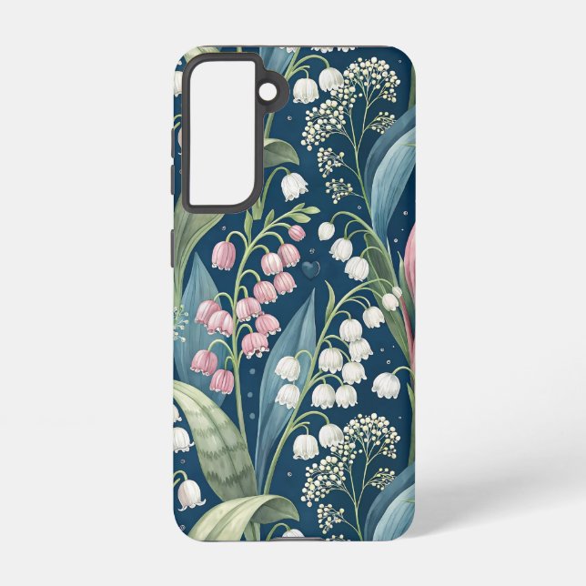 Coque Samsung Galaxy Birth Flower Botanical Design (Verso)