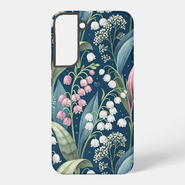 Coque Samsung Galaxy Birth Flower Botanical Design (Verso)