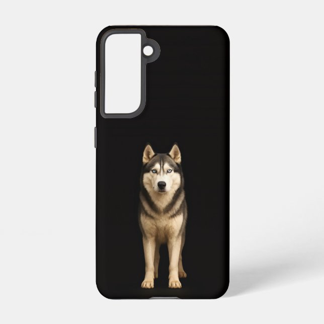 Coque Samsung Galaxy Black 4 Luxe  Galaxy S21 Case, Icy Elite Husky (Verso)